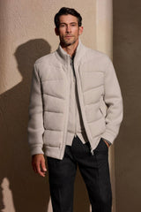 Beige cashmere coat