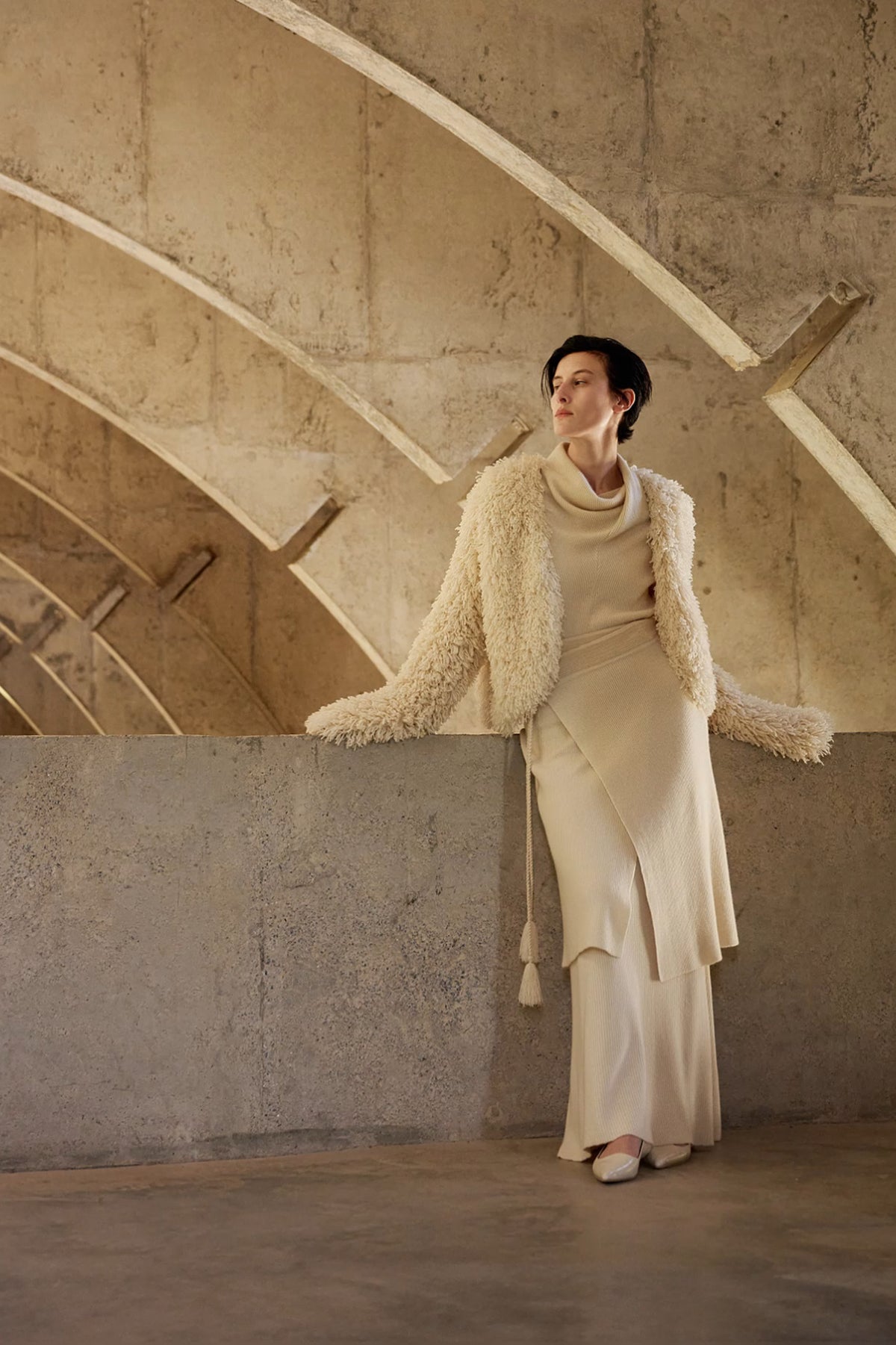 Lambora cashmere coat