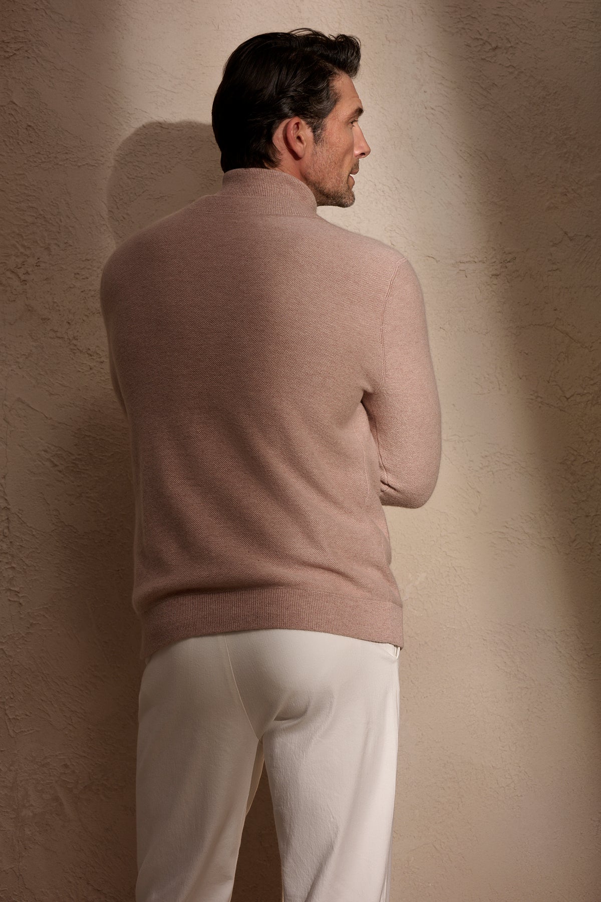 Blush cashmere cardigan