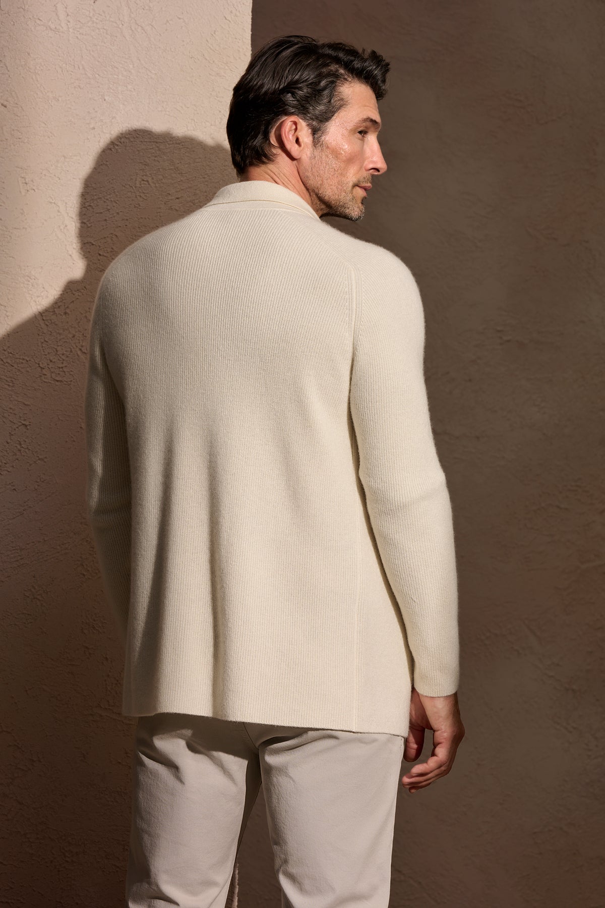 Alabaster cashmere cardigan
