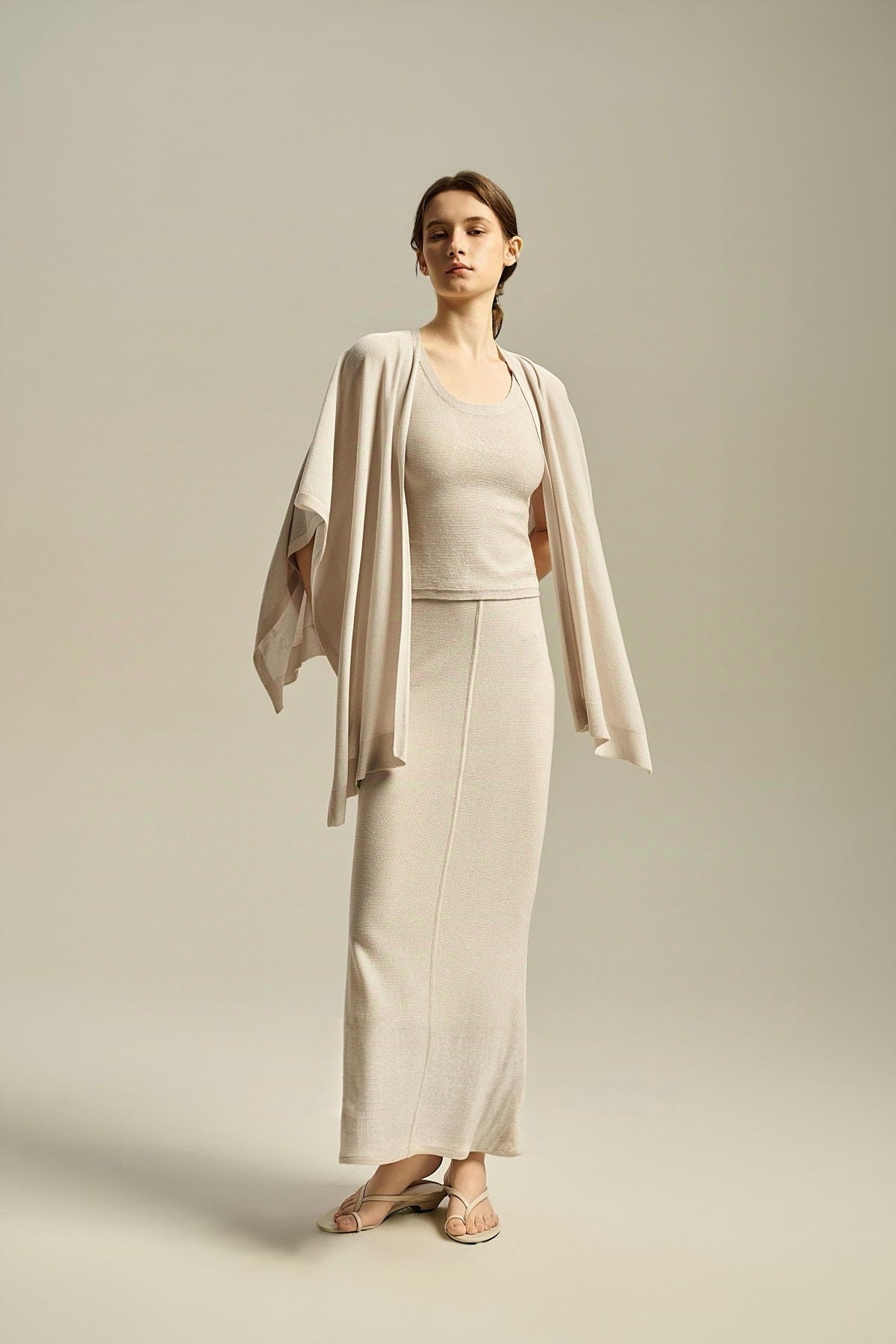 DrapeFold Tunic Cashmere