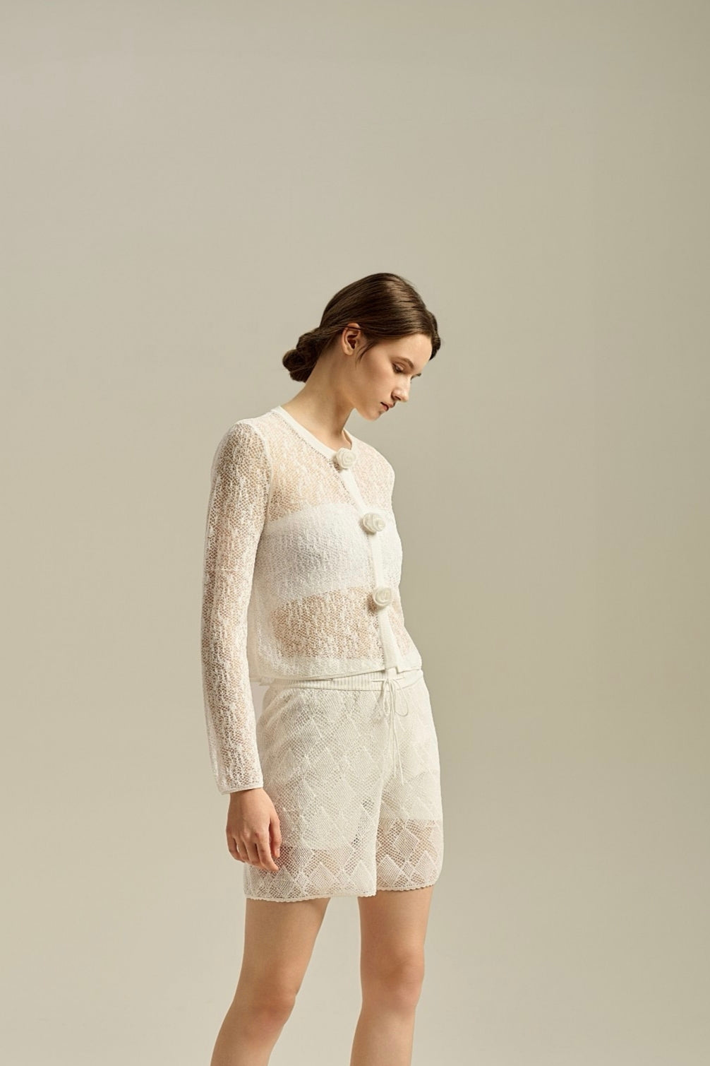 IsabelLace Cashmere Cardigan